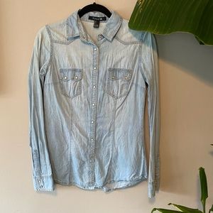 Forever 21 denim top